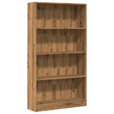 Image de vidaXL Bibliothèque chêne artisanal 80x24x143 cm bois d&#039;ingénierie857852