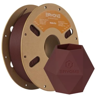 Afbeelding van ERYONE PLA filament voor 3D printer, diameter 1,75 mm +/ 0,03 mm, 1 kg / spoel Robijnrood