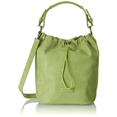 Afbeelding van Fritzi aus Preußen Schoudertas Poppi04 Vintage Hobo Bag Green Lichtgroen