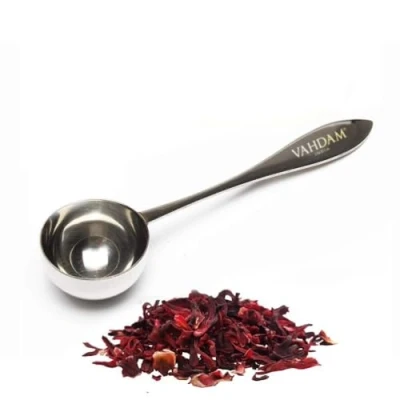 Afbeelding van VAHDAM, Perfect Serve Theelepel van Roestvrij Staal Mini Maatlepel voor het Infuseren 1 Losse Theekop