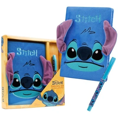 Afbeelding van Disney Lilo &amp; Stitch Notitieboek, in geschenkdoos, A5 formaat, pluche en pen