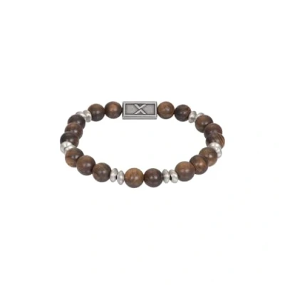 Afbeelding van iXXXi Men Kurt Zilver Mat Heren Armband (sieraad) One Size