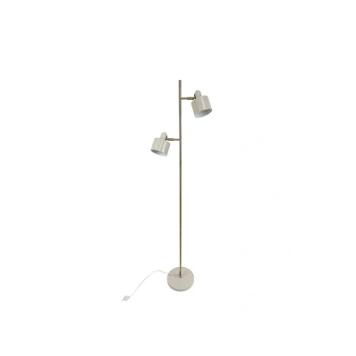 Afbeelding van Dyberg Larsen Ocean vloerlamp, beige, hoogte 160 cm, metaal