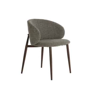 Afbeelding van Light &amp; Living Eetkamerstoel ALUKO 56x57x74cm Zwart Set van 2