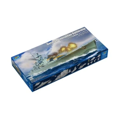 Afbeelding van 1:700 Trumpeter 06736 German Gneisenau Battleship Plastic Modelbouwpakket