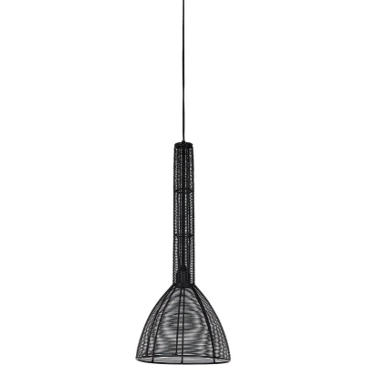 Afbeelding van Light &amp; Living Hanglamp Tartu 14x14x60 Zwart