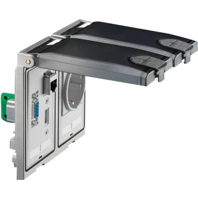 Afbeelding van Rittal SZ 2482.310 Interface klep Spuitgietwerk Grafietgrijs (RAL 7024) 1 stuk(s)