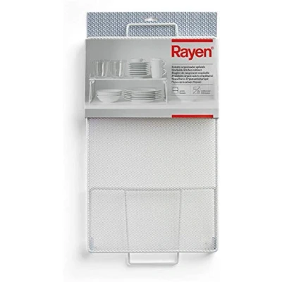 Afbeelding van Rayen Stapelbaar opbergrek, multifunctioneel, afmetingen: 41 x 25,5 15 cm, wit