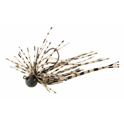 Afbeelding van Ultimate Tungsten Micro Skirted Jig Dark Bug 5g Loodkoppen