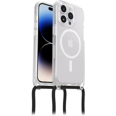 Afbeelding van Otterbox React Apple iPhone 14 Pro Back Cover Transparant Met Koord