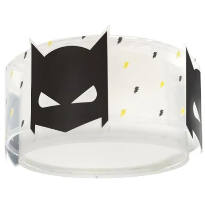 Afbeelding van Plafondlamp Dalber Dark Hero, wit/zwart, Ø 33 cm