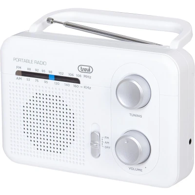 Afbeelding van Trevi RA 7F64 Draagbare Analoge Wit (AM, FM), Radio,