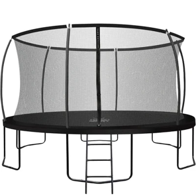 Afbeelding van Zero Gravity Trampolin Ø 305 cm inkl. Leiter Nutzer bis 120kg Ultima 4 Black Edition
