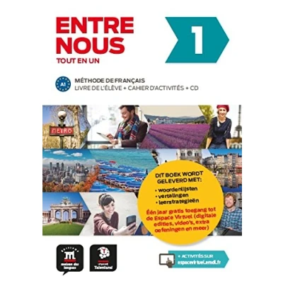 Afbeelding van Entre nous 1 Tout en un Version Talenland A1 Livre de l&#039;élève + cahier d&#039;exercices