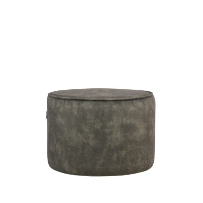 Afbeelding van Tibo poef 55 cm velvet donkergroen
