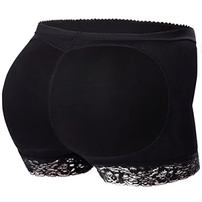 Afbeelding van Everbellus Kanten push up slipje voor billenlifting, dames, zwart, L, zwart.
