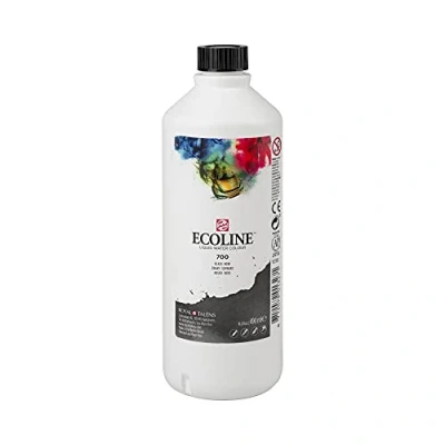 Afbeelding van Royal Talens Ecoline Liquid Watercolor, 490 ml fles, zwart (11727000)