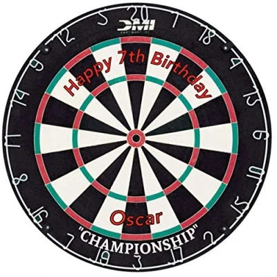 Afbeelding van Ronde dartpijlen, 19 cm, voor eetbare taartdecoraties, bedrukt met uw persoonlijke wensen