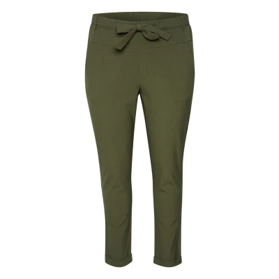 Afbeelding van Kaffe Curve JIA BELT Pants Broek, Dames, Maat: 48, Grape leaf