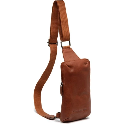 Afbeelding van The Chesterfield Brand Leren Crossbody Tas Cognac Cambridge