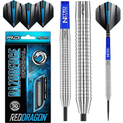 Afbeelding van RED DRAGON Razor Edge Original: Steeltip Tungsten Dartpijlen Professioneel 30 gram