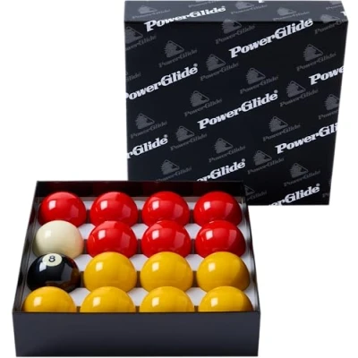 Afbeelding van PowerGlide Pool Balls Red/Yellow
