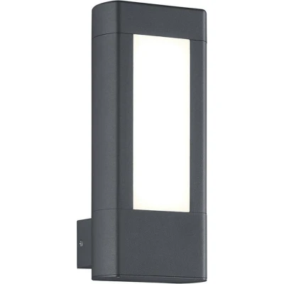 Afbeelding van TRIO RHINE Wandlamp Antraciet incl. 2x SMD 4,5W Buitenverlichting IP54