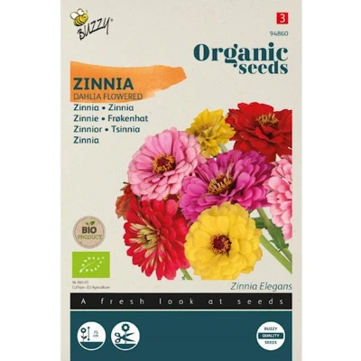 Afbeelding van Zaden zinnia dahliabloemige 1.5 gram Tuinplus