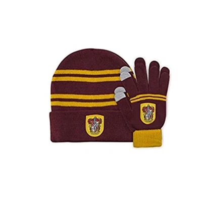 Afbeelding van Cinereplicas Harry Potter Gryffindor / Griffoendor handschoenen en muts kids