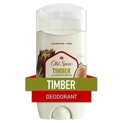Afbeelding van Old Spice Timber Deodorant voor heren, met munt, 85 g, USA