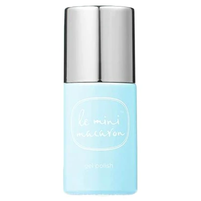 Afbeelding van Le Mini Macaron Semi permanente nagellak Blue Vanilla 3 in 1 nagellak, basislaag, toplaag en kleur led drogen eenvoudig snel aan te brengen pastelblauw, fles 8,5 ml