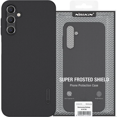 Afbeelding van Nillkin Hoesje Geschikt voor Samsung Galaxy A14 (5G) Super Frosted Shield Case Zwart