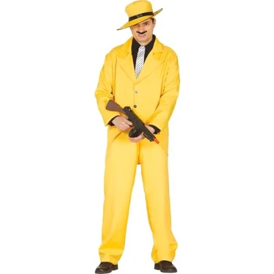 Afbeelding van Fiestas Guirca Kostuum Yellow gangster (48 50)