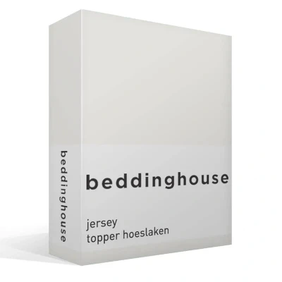 Afbeelding van Beddinghouse Jersey Topper Hoeslaken 180x200/220 Gebroken wit