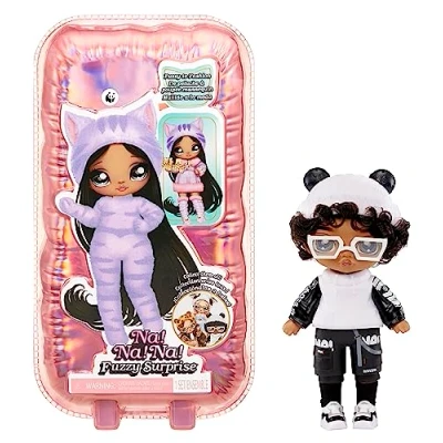 Afbeelding van Na! Fuzzy Surprise Panda Boy Minipop