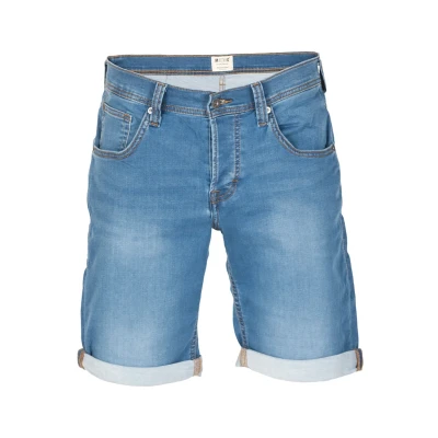 Afbeelding van MUSTANG Chicago Jeansshort voor heren, rechte snit, Lichtblauw (312)