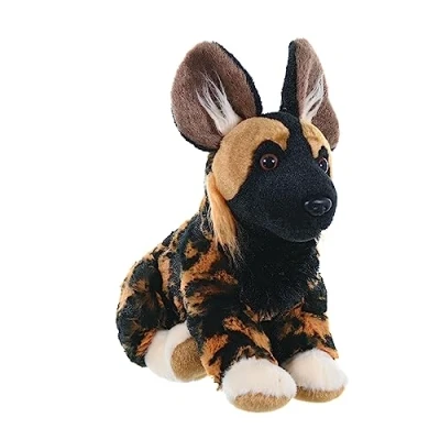 Afbeelding van Wild Republic Knuffel Hyena Junior 20 Cm Pluche Zwart/bruin