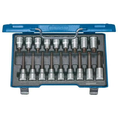 Afbeelding van Gedore ITX 19 LKP 18 delige dopsleutel schroevendraaierset 1/2&quot;