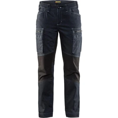 Afbeelding van Blaklader Service Werkbroek Dames stretch 7159 1142 Vrouwen Navy/Zwart 40