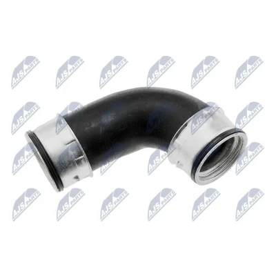 Afbeelding van NTY GPP VW 023 Laadluchtslang Rubber met voering van stof VOLKSWAGEN: Golf 5, Touran I, Caddy 3, AUDI: A3 Hatchback, Sportback