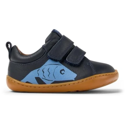 Image de Camper Little Cami K800405 Chaussures de marche unisexes pour enfant, Bleu marine 049 Tws, 2 UK Child