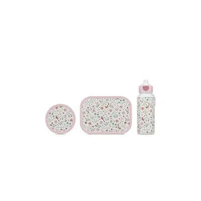 Afbeelding van Mepal lunchset (pop up fles, lunchbox &amp; fruitbox) Campus Little Dutch 400 + 750 300 ml Broodtrommel en Drinkbeker voor kinderen Bento box Pop drinkfles Fairy Wonders