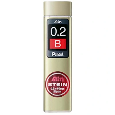 Afbeelding van Pentel c272 W B &quot;Ain pietra Mina per Portamine, 10 x 20 fijn, Pezzi