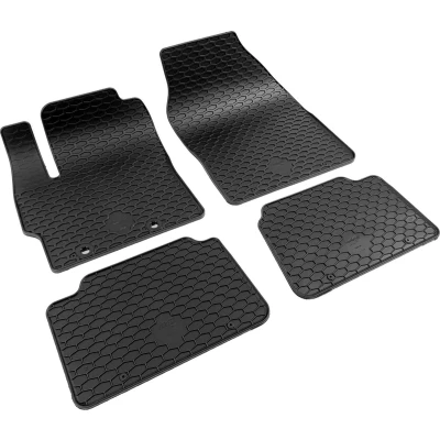 Afbeelding van WALSER 50903 Vloermatset Waterdicht Rubber voor en achter antraciet/zwart Op maat gemaakt