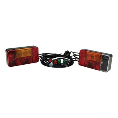 Afbeelding van Verlichtingsset RADEX serie 5001 stekker 7 polig 1500mm / 5000mm Verlichtingset polige BouwmanAanhangwagens.nl
