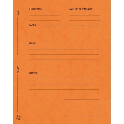 Image de Paquet de 25 dossiers plaidoirie pour/contre 25x32cm