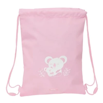 Afbeelding van Rugtas met Koordjes Safta Koala Roze 26 x 34 1 cm