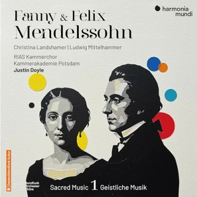 Afbeelding van Rias Kammerchor Berlin Fanny &amp; Felix Mendelssohn Sacred Music (CD)