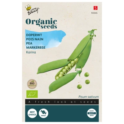Afbeelding van Organic Doperwt Karina (Skal 14725) Buzzy