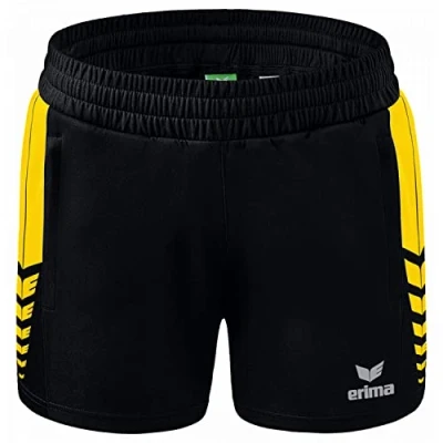 Afbeelding van Erima Six Wings worker short dames zwart/geel